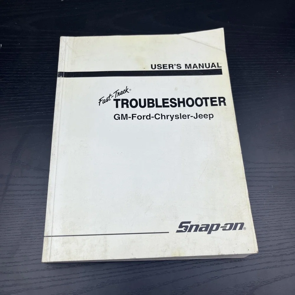 Snap-On‎ Diagnostics Ninth Edition User Manual Fast-Track Troubleshooter